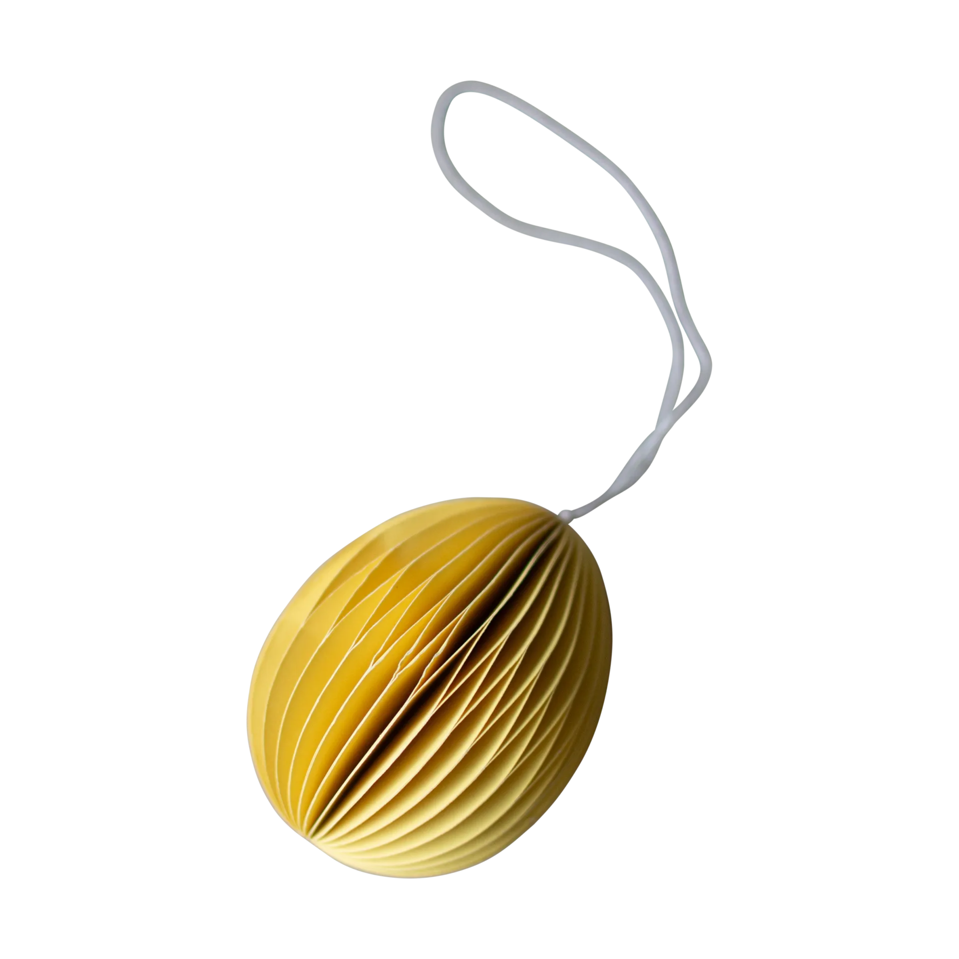 Ovoid pääsiäiskoriste paperi 7 cm, Keltainen DBKD