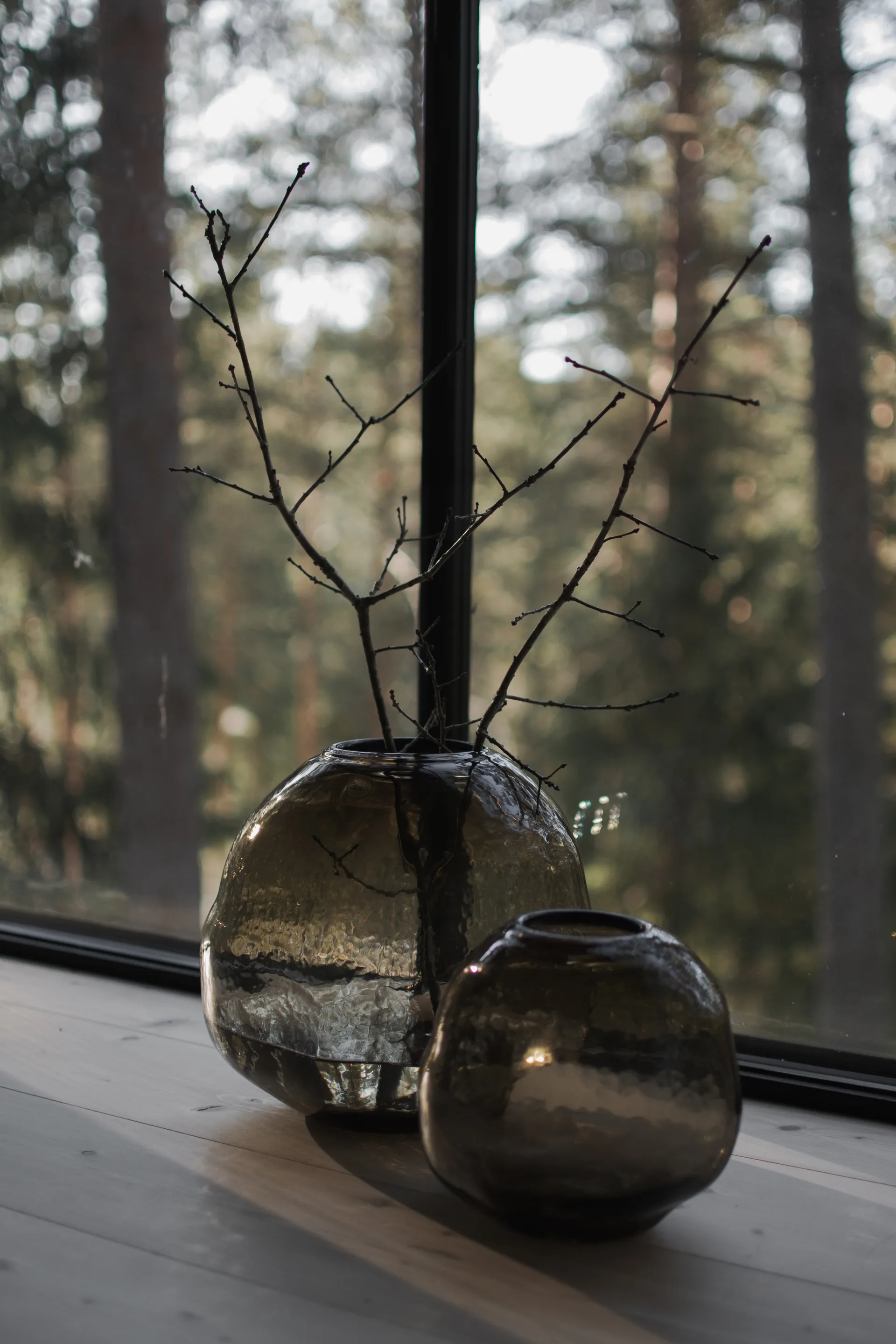 Pebble maljakko ruskea, Suuri Ø 28 cm DBKD