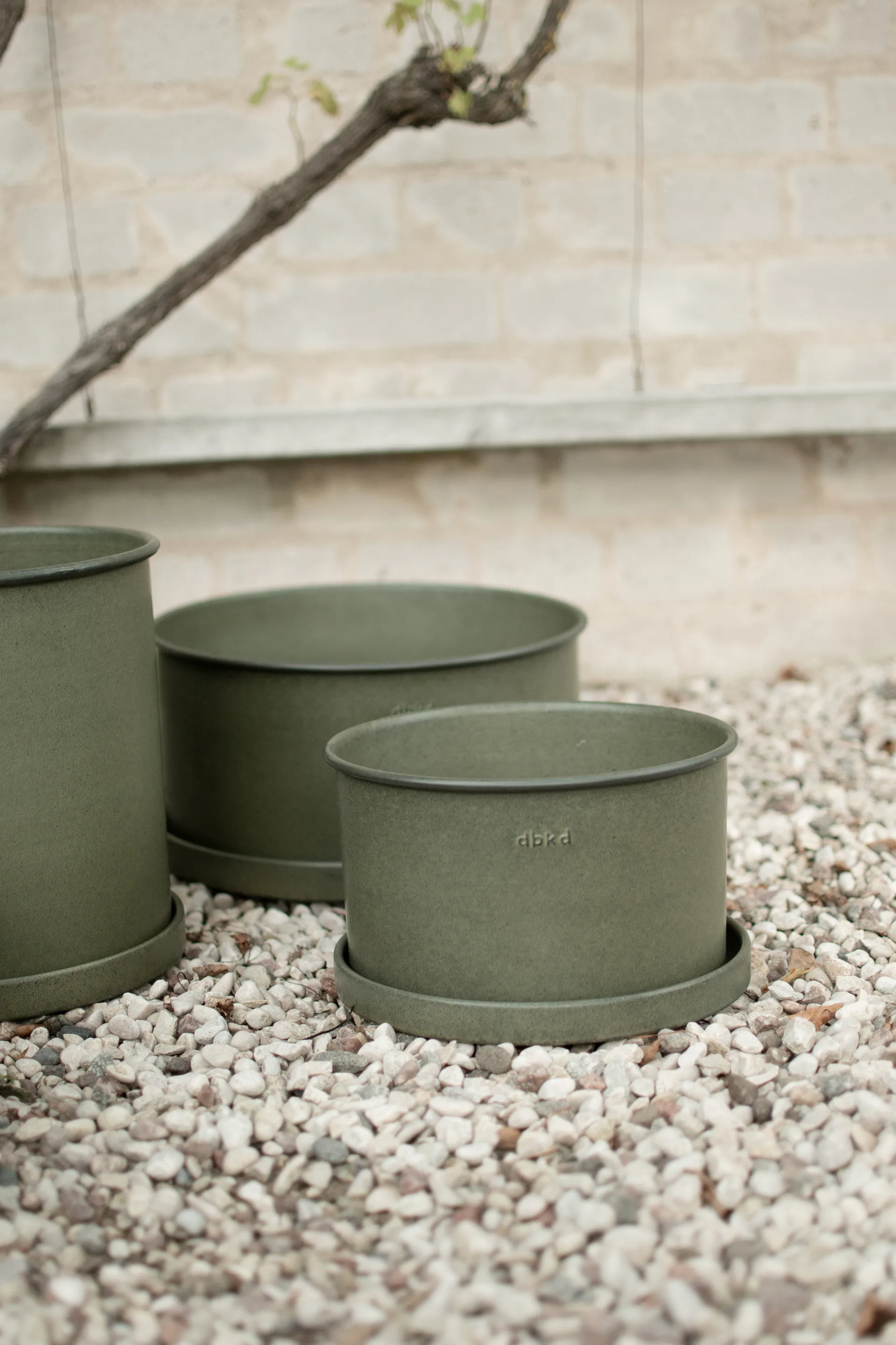 Plant bowl -ruukku 2-pakkaus, Vihreä DBKD