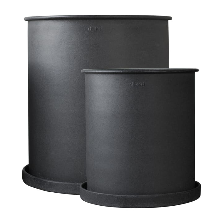 Plant pot -ruukku large 2-pakkaus, Black DBKD