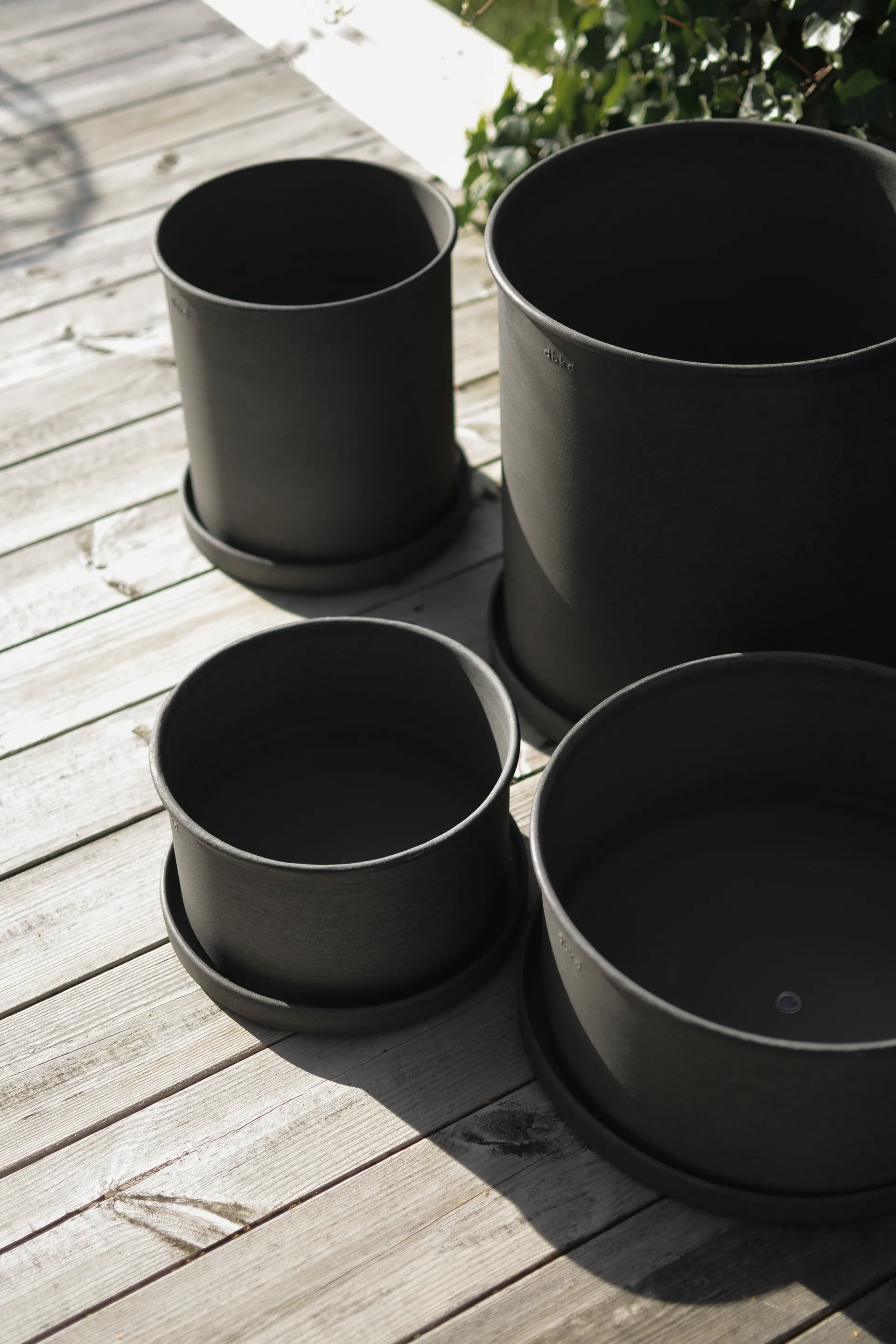 Plant pot -ruukku large 2-pakkaus, Black DBKD