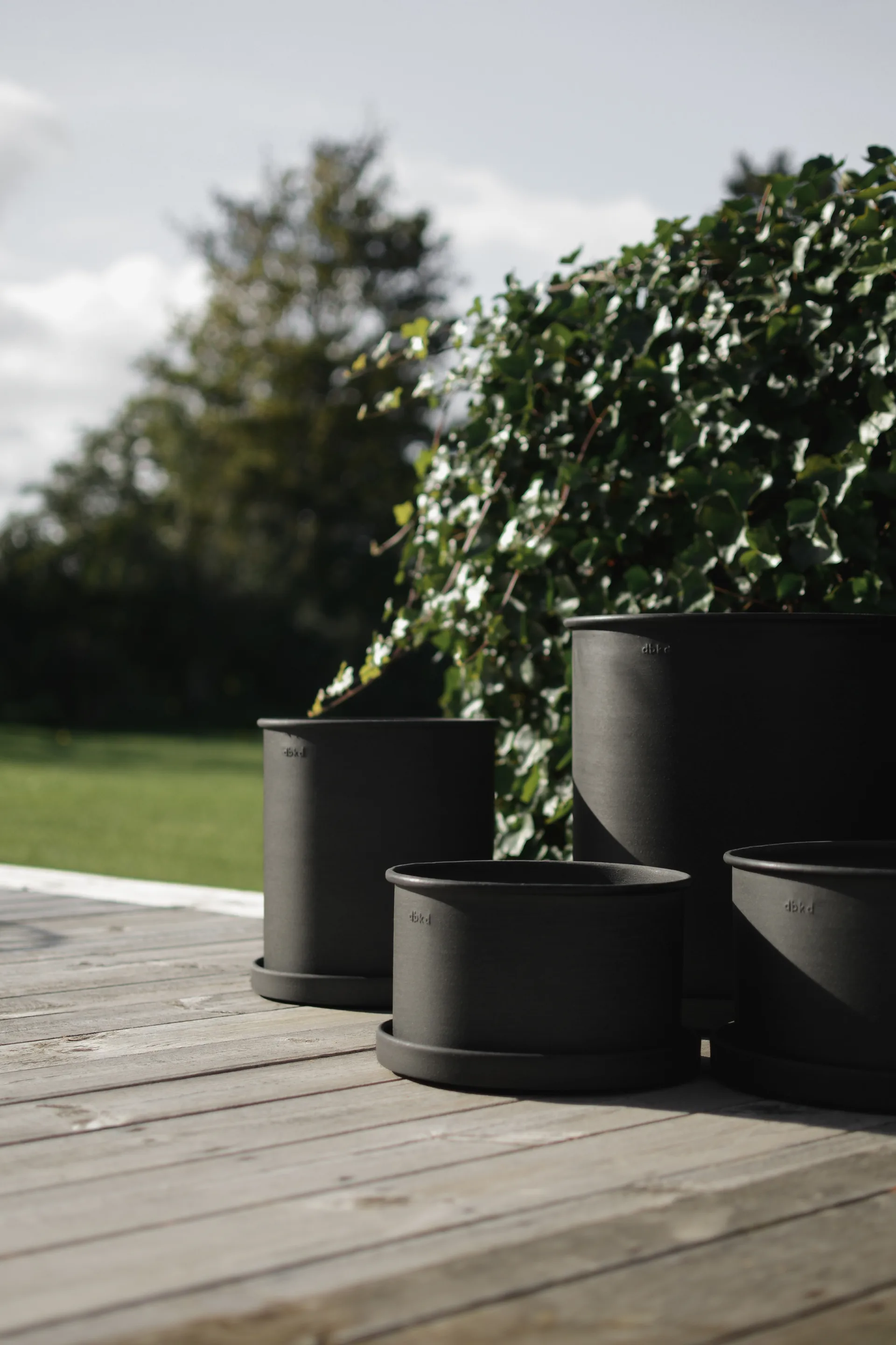 Plant pot -ruukku large 2-pakkaus, Black DBKD
