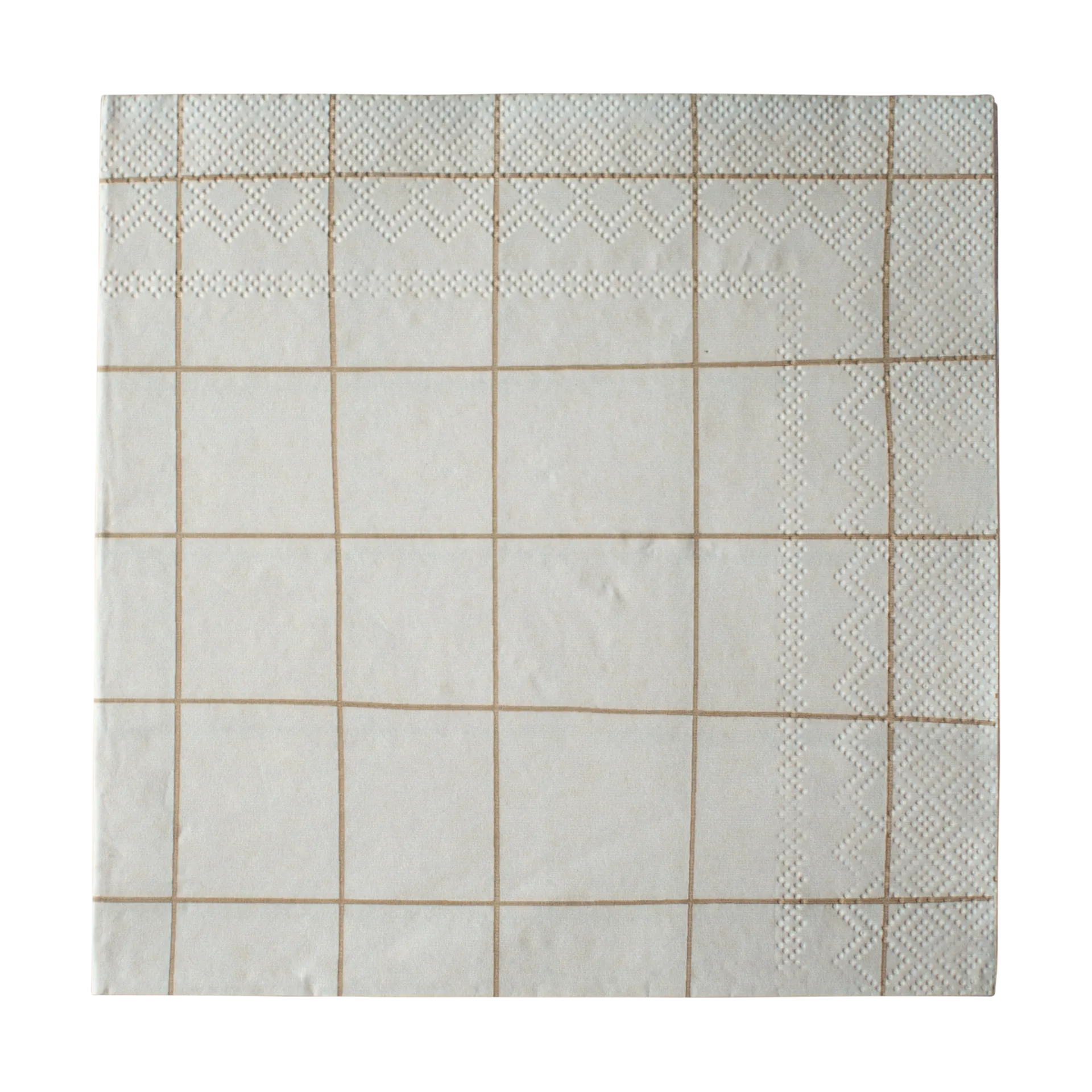 Square paperiservietti 33x33 cm 20-pakkaus, Creme  DBKD