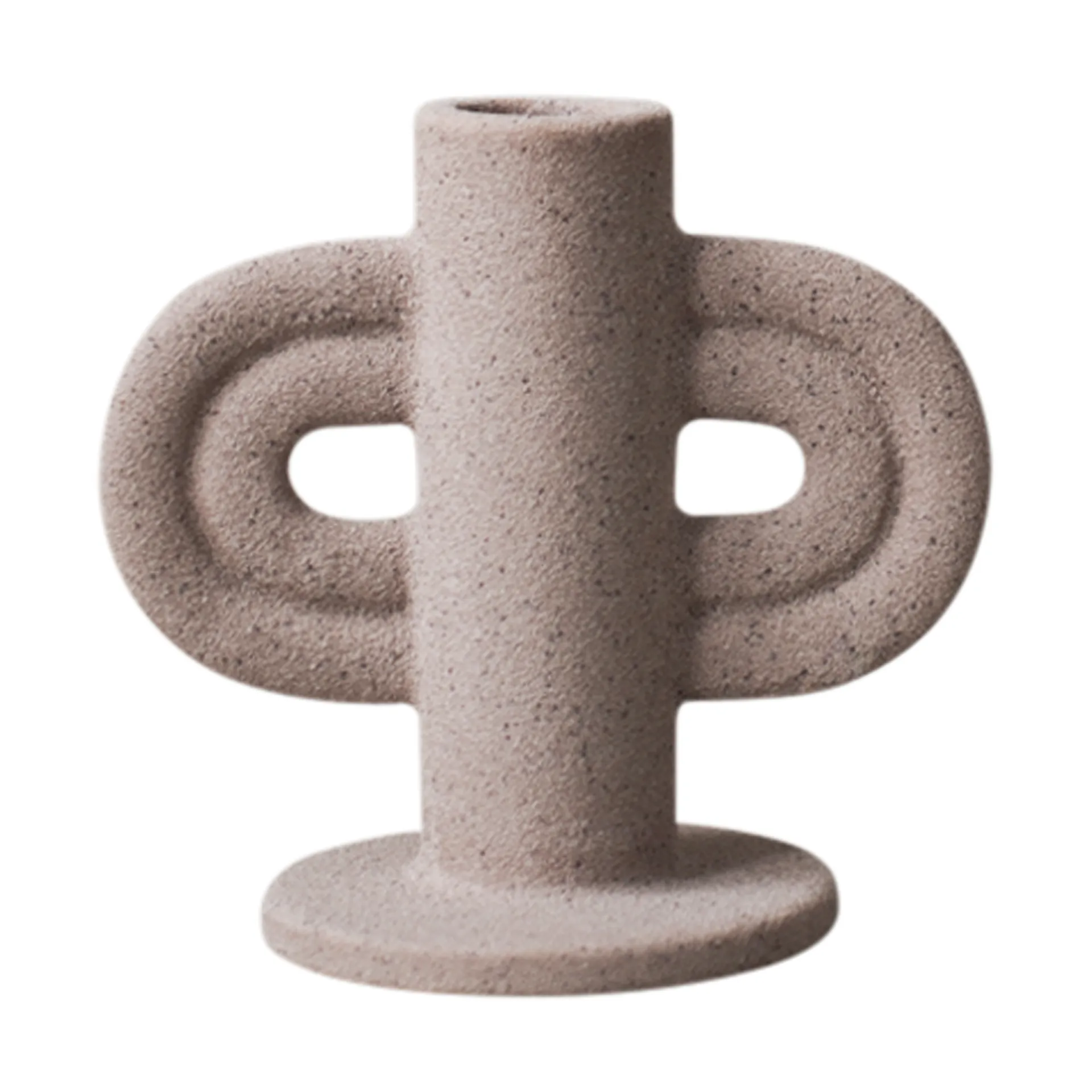 Swirl Similar -kynttilänjalka, Nude DBKD