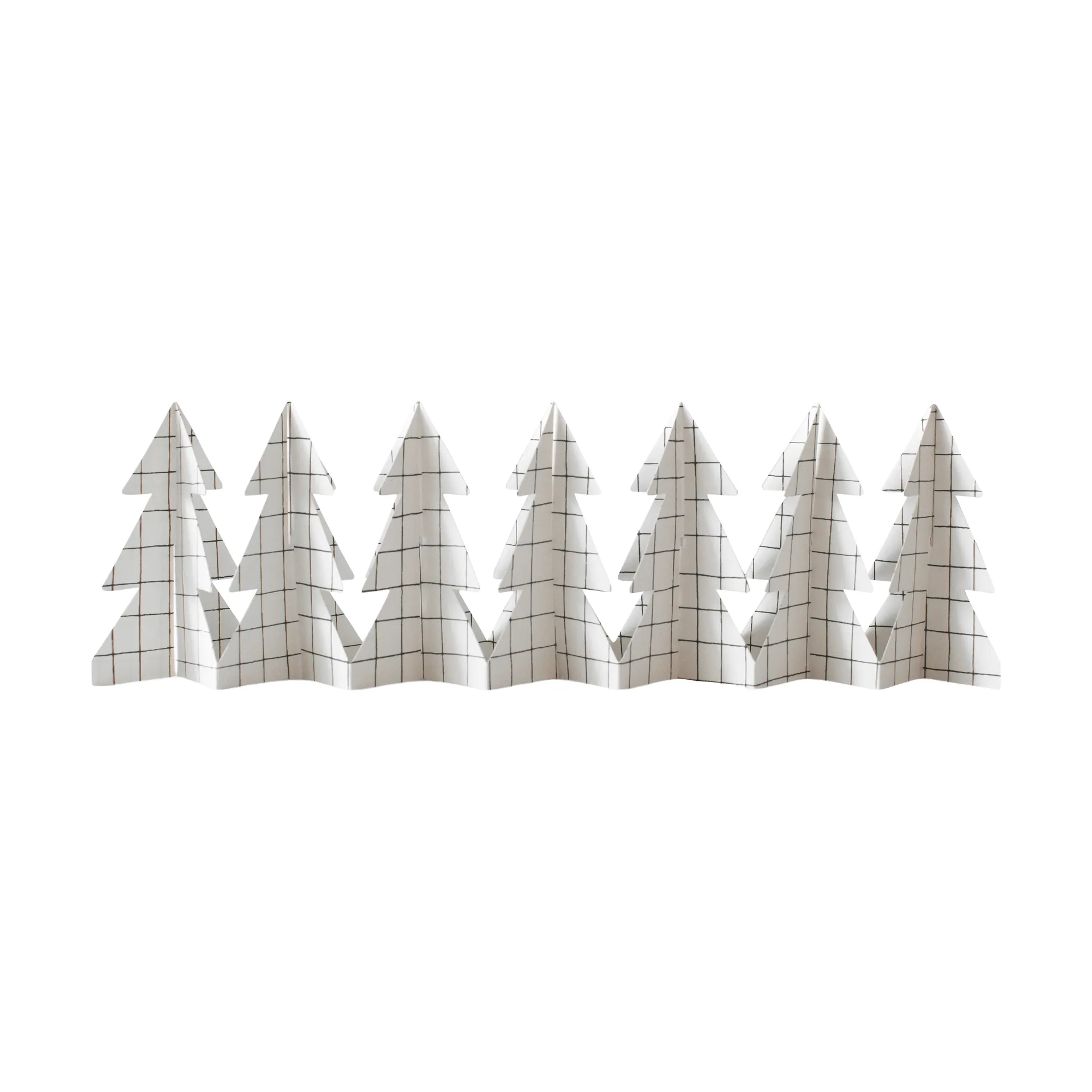 Tree in a row koriste 60 cm, Square valkoinen, 12x60 cm DBKD