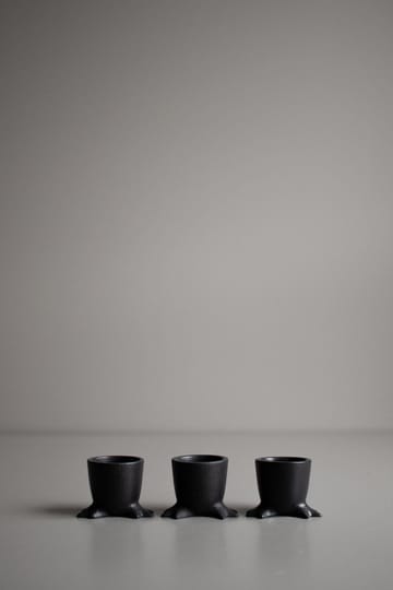Walking Egg -munakuppi - Black - DBKD