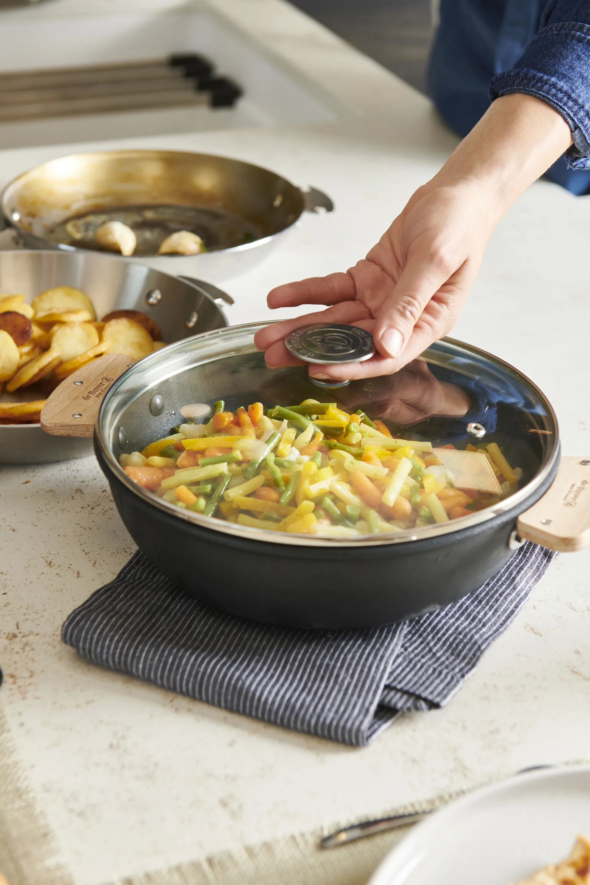 Alchimy lasikansi syvä rengas, Ø16 cm De Buyer