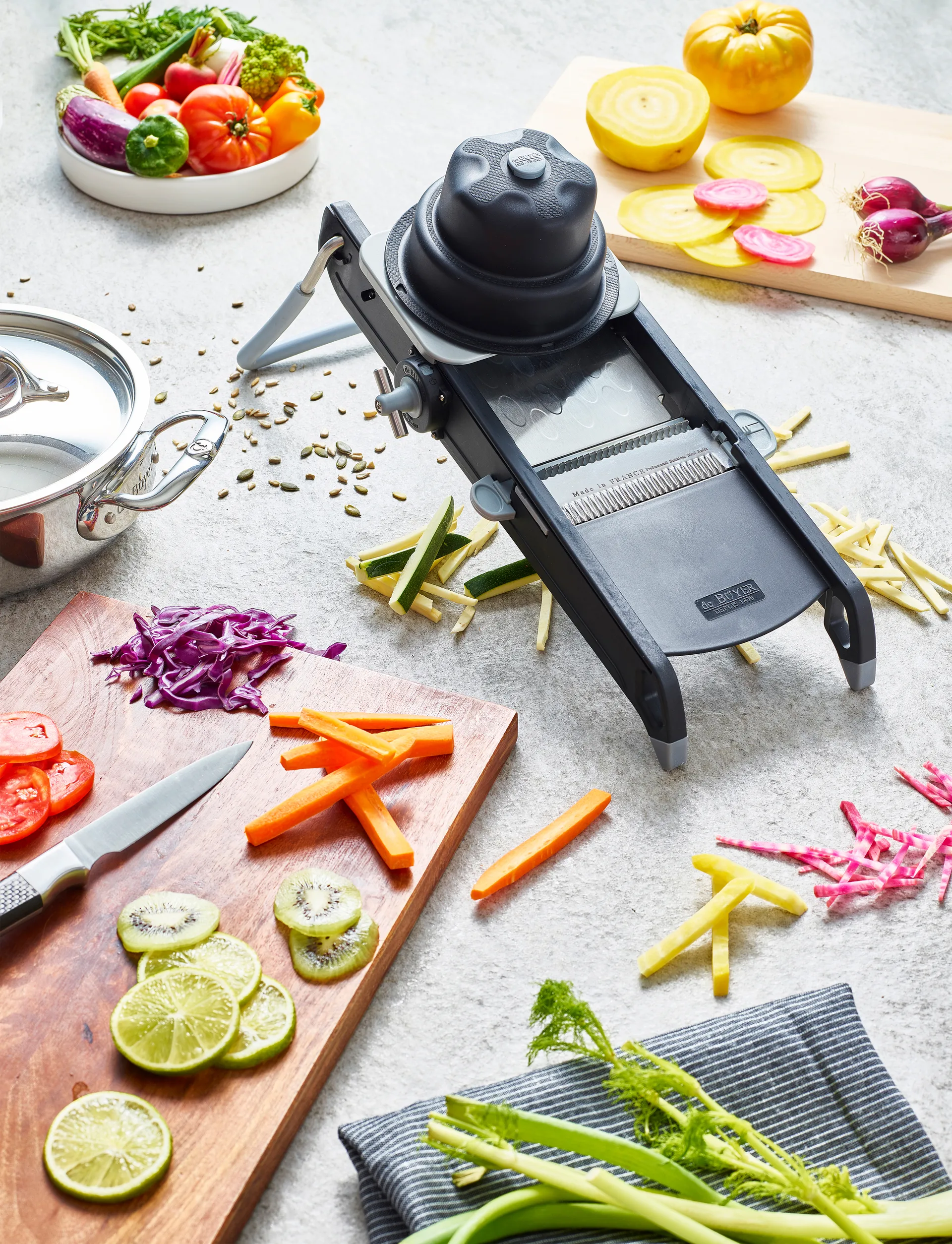 De Buyer Swing Plus mandoliini, Musta De Buyer