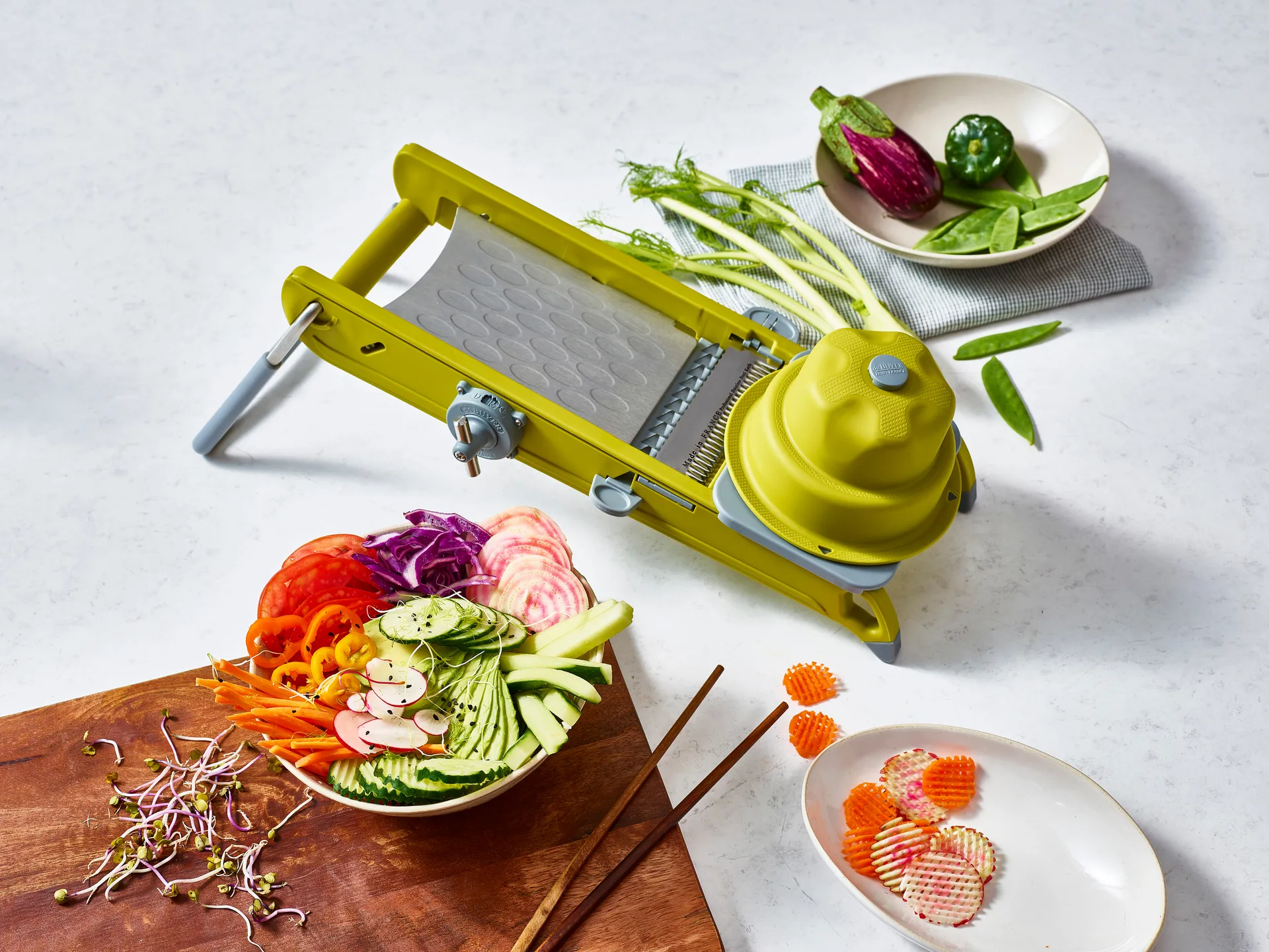 De Buyer Swing Plus mandoliini, Vihreä De Buyer