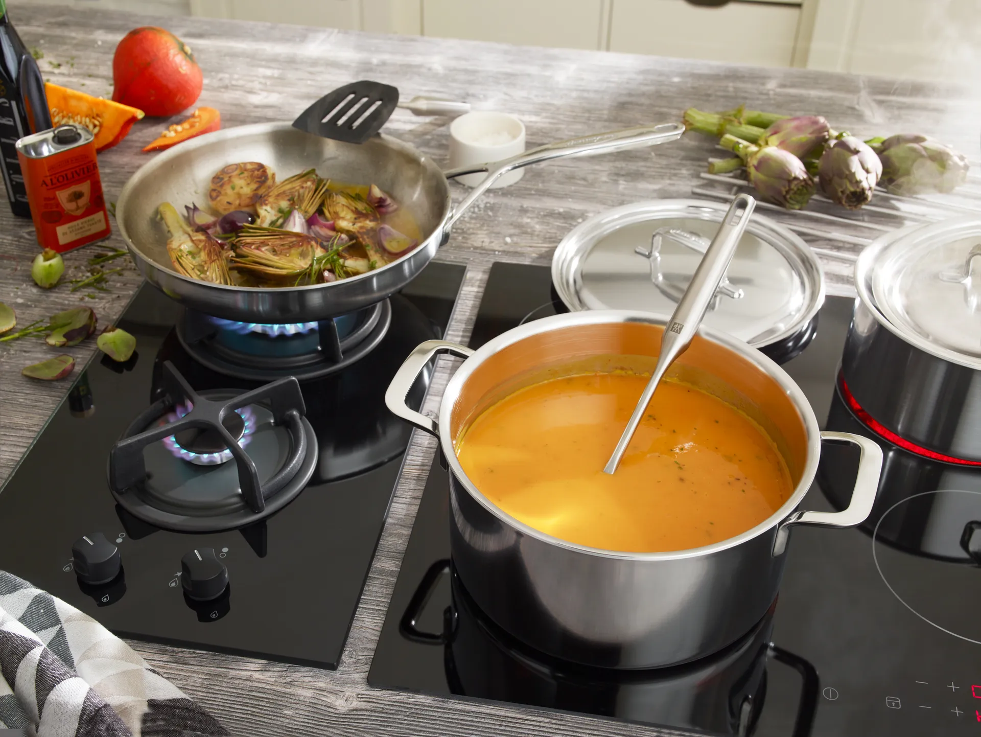 Demeyere 5-Plus kattila korkea ruostumaton teräs., 8 L Demeyere