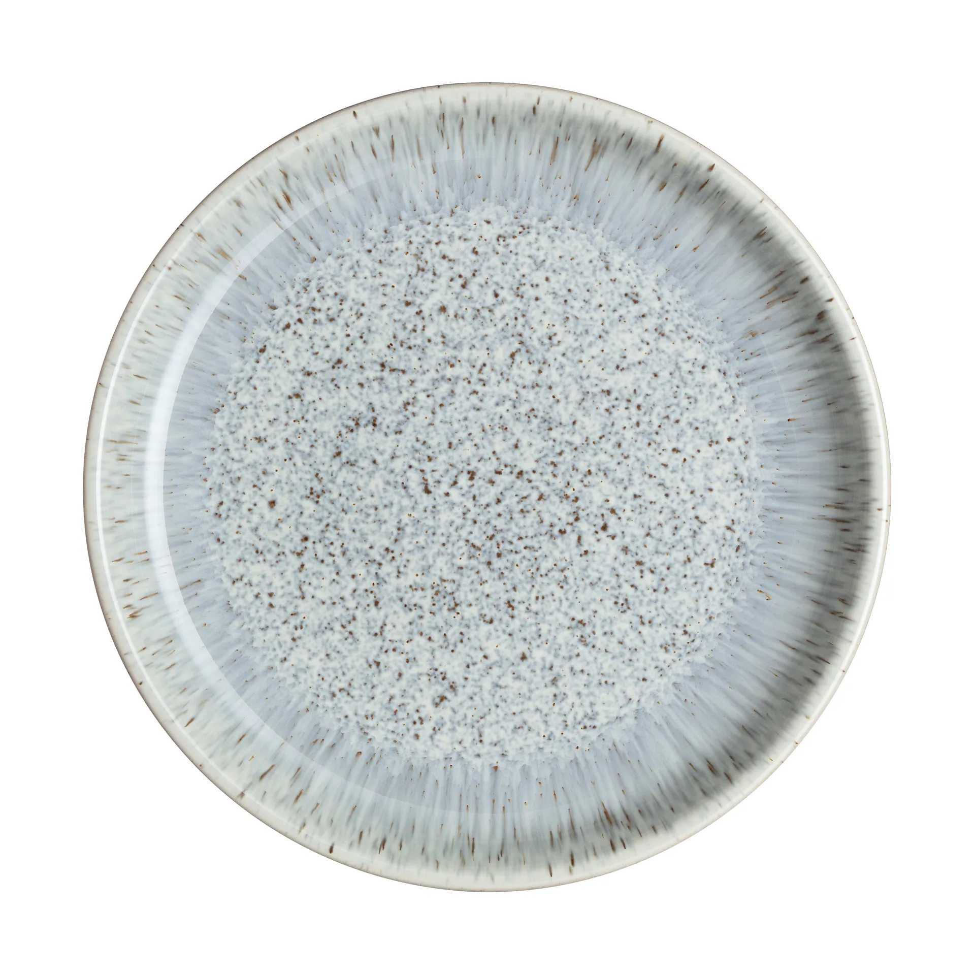 Halo Speckle coupe -lautanen, 21 cm, Harmaa-ruskea Denby