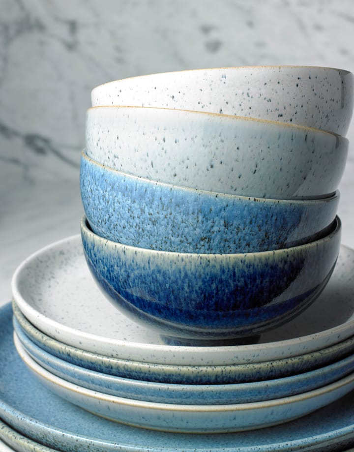 Studio Blue coupe -lautanen, 21 cm, Chalk Denby