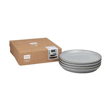 Studio Grey coupe -lautanen 26 cm, 4-pakkaus - Graniitti - Denby