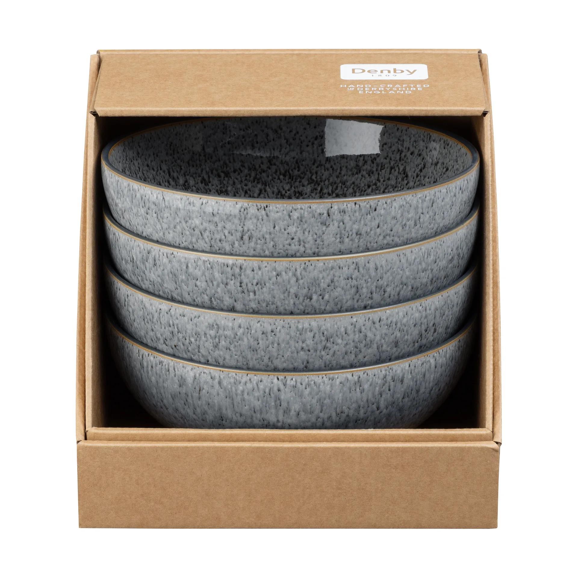 Studio Grey coupe -murokulho 17 cm, 4-pakkaus, Graniitti Denby