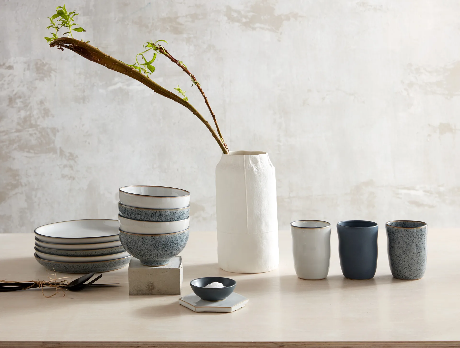 Studio Grey -nuudelikulho, 17,5 cm, Graniitti Denby