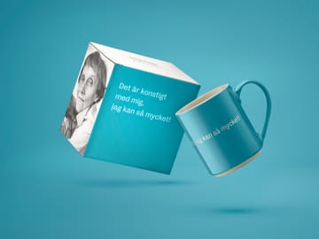 Astrid Lindgren mugg, det är konstigt med mig... - Ruotsinkielinen teksti - Design House Stockholm