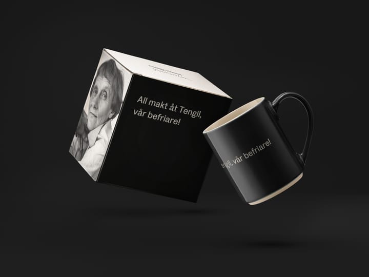 Astrid Lindgren muki, all makt åt Tengil, Ruotsinkielinen teksti Design House Stockholm