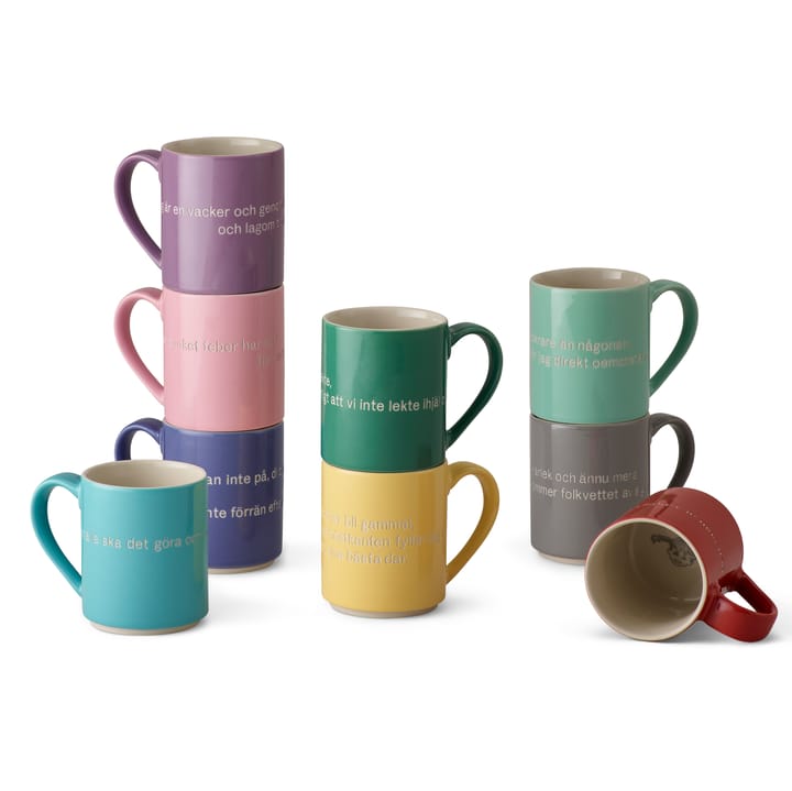 Astrid Lindgren muki, anna lapsille rakkautta, harmaa-ruotsiksi Design House Stockholm