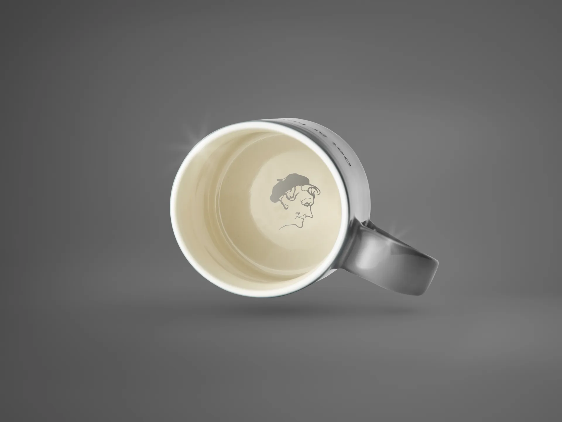 Astrid Lindgren muki, anna lapsille rakkautta, harmaa-ruotsiksi Design House Stockholm