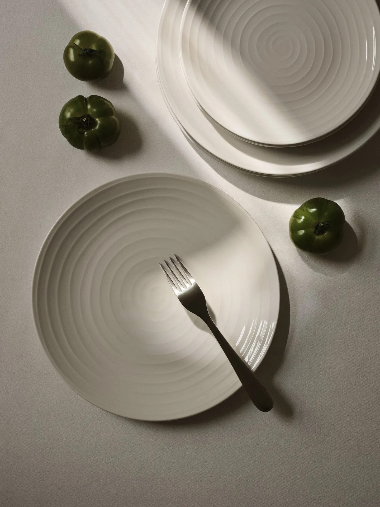 Blond asetti, valkoiset raidat Design House Stockholm