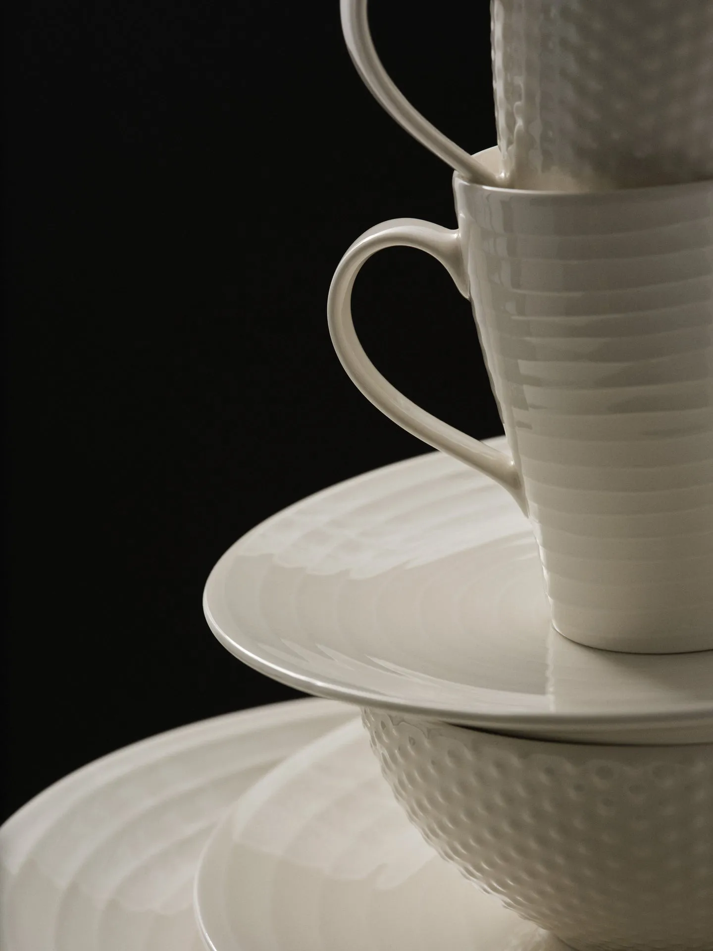 Blond-kulho pieni, stripe valkoinen Design House Stockholm