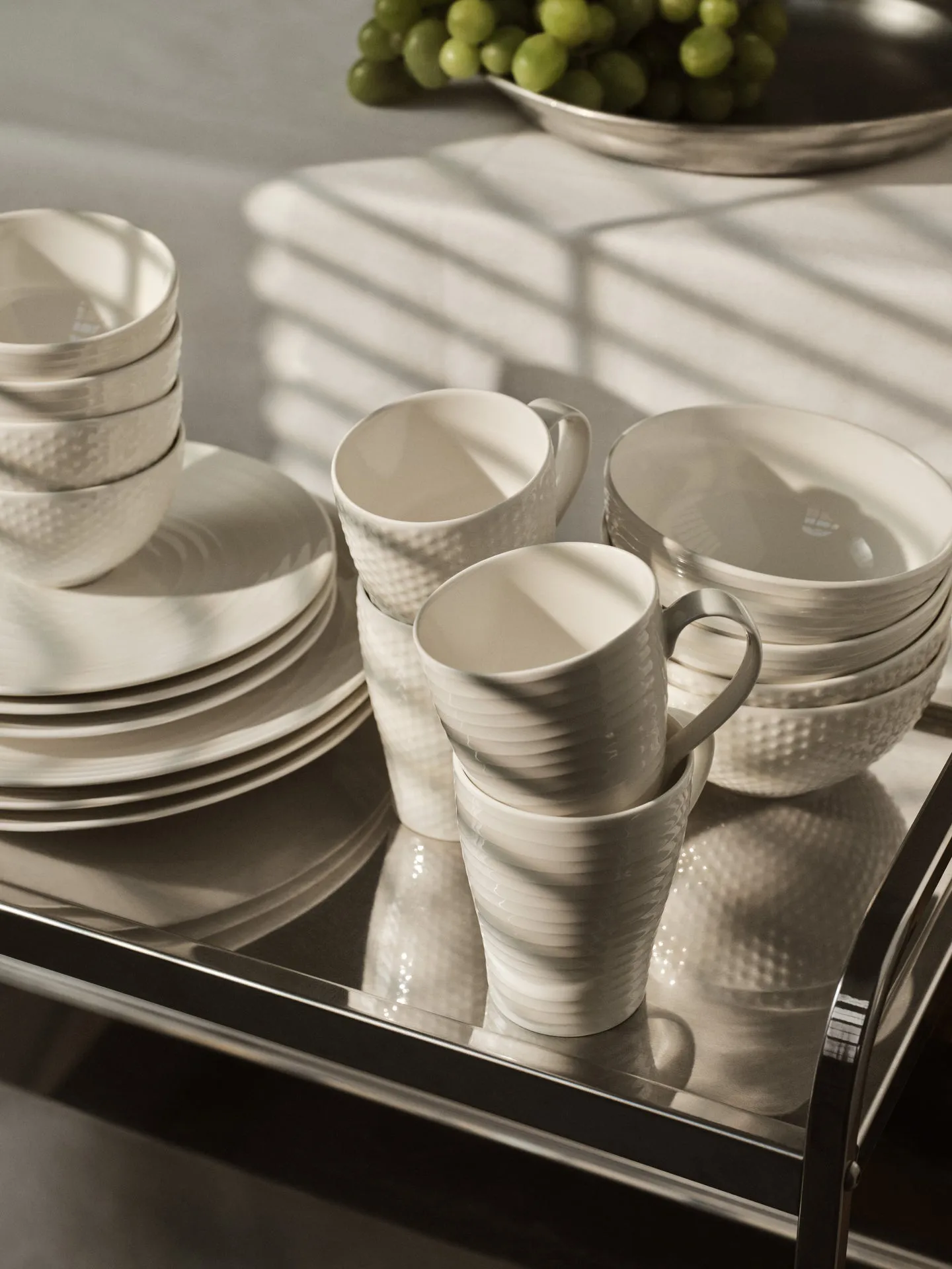 Blond kulho, valkoinen piste Design House Stockholm