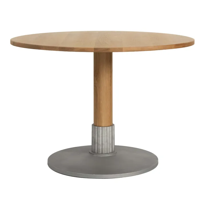 Tock Table ruokapöytä - Tammi, Ø110x76 cm - Design House Stockholm