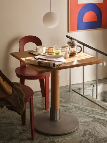Tock Table ruokapöytä - Tumma tammi, 75x75x76 cm - Design House Stockholm
