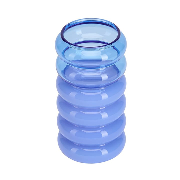 Bubble 2-in-1 vaasi ja kynttilänjalka 13,5 cm, Blue Design Letters