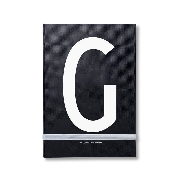 Design Letters henkilökohtainen muistikirja, G Design Letters