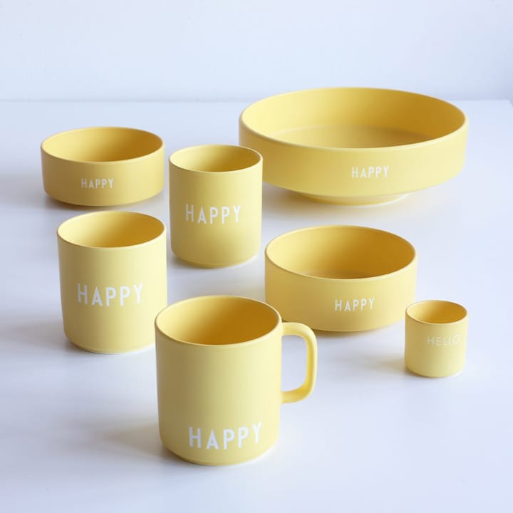 Design Letters karkkikulho Ø12 cm, Yellow Design Letters