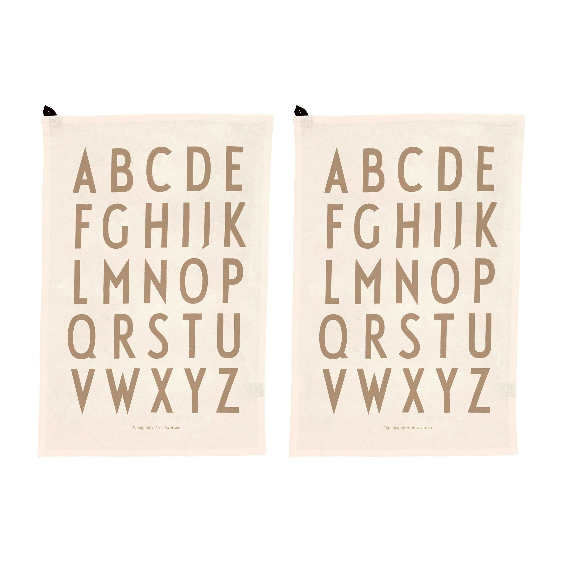 Design Letters keittiöpyyhe 40 x 60 cm 2-pakkaus, Off white Design Letters