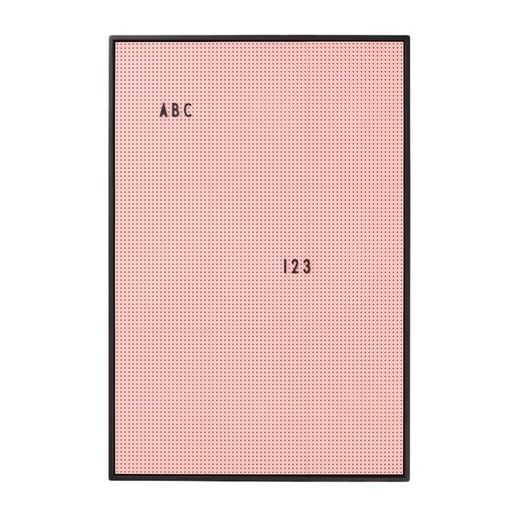 Design Letters kirjaintaulu A2, vaaleanpunainen Design Letters