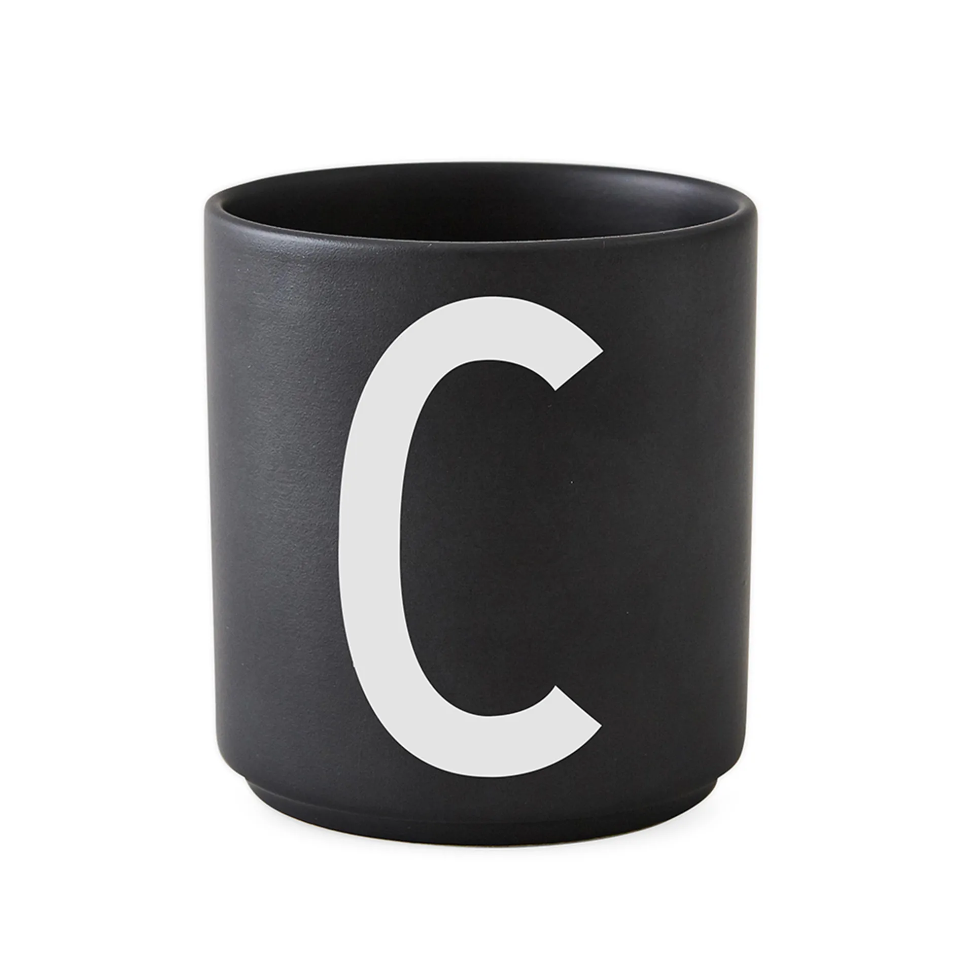 Design Letters kuppi musta, C Design Letters