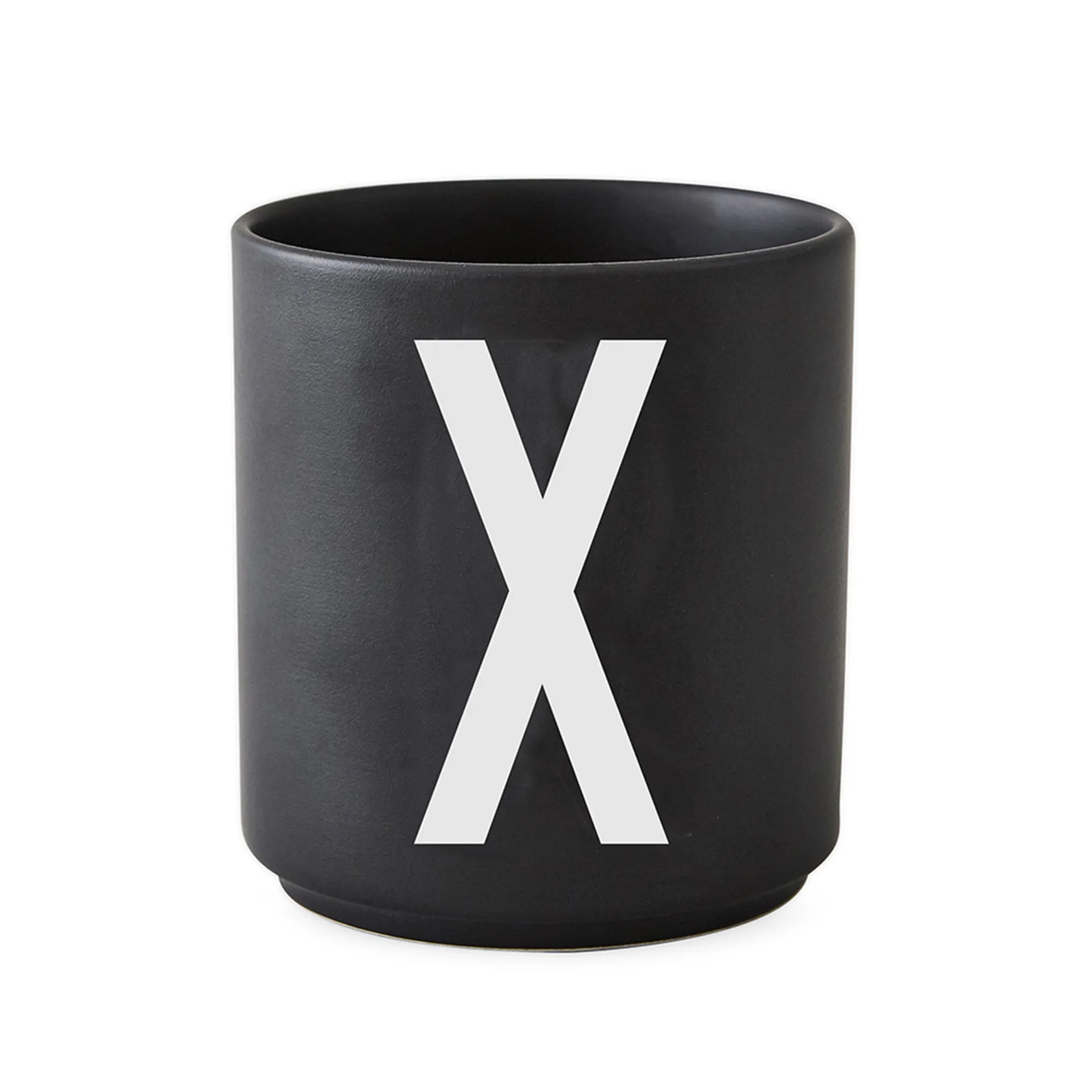 Design Letters kuppi musta, X Design Letters