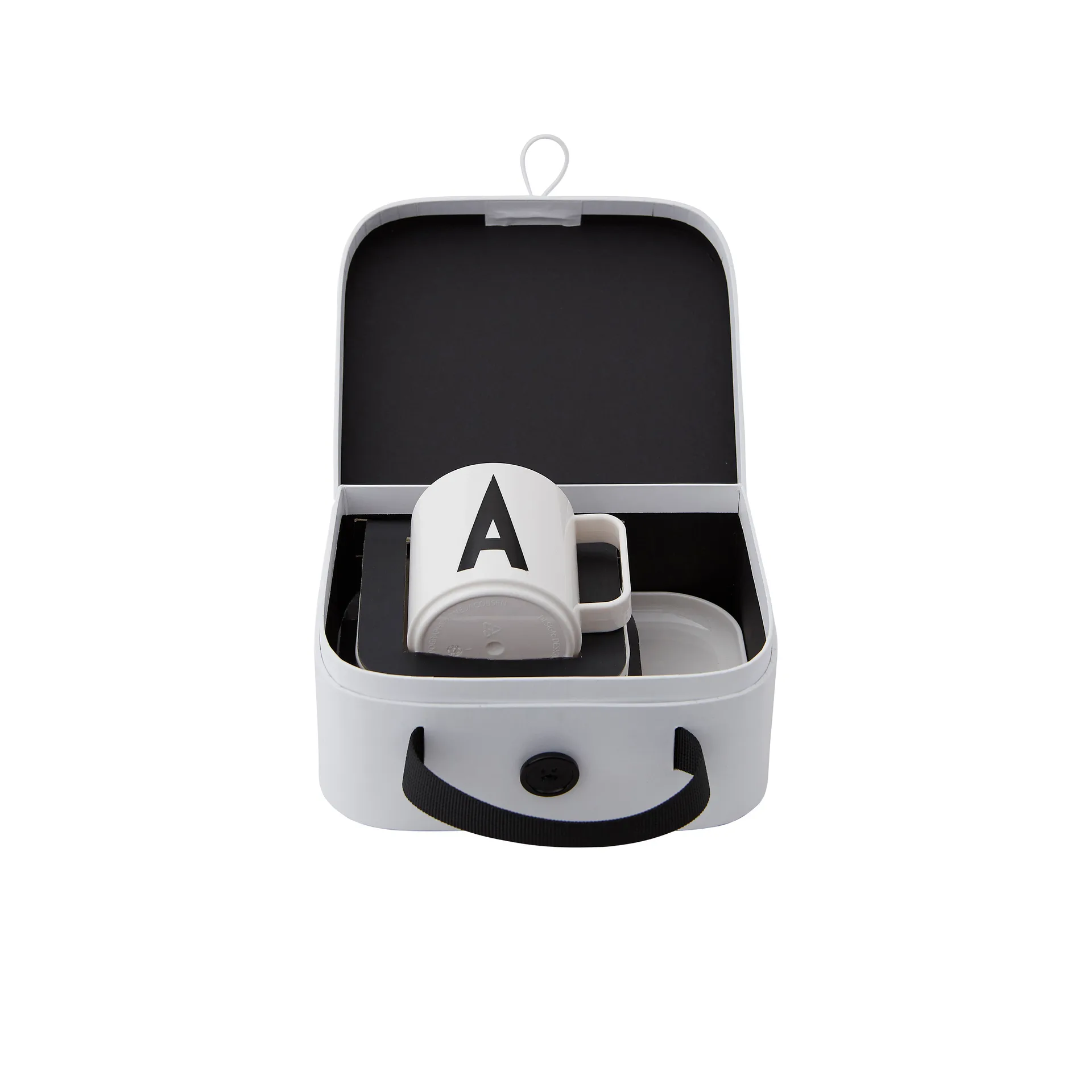 Design Letters lasten tarjoilusetti, F Design Letters