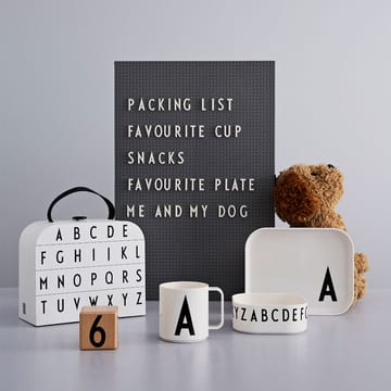 Design Letters lasten tarjoilusetti - F - Design Letters