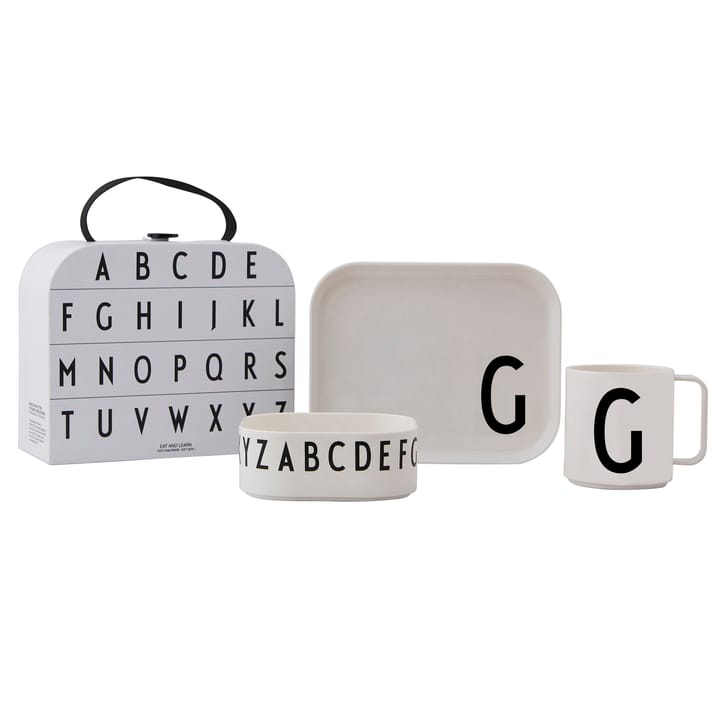 Design Letters lasten tarjoilusetti - G - Design Letters