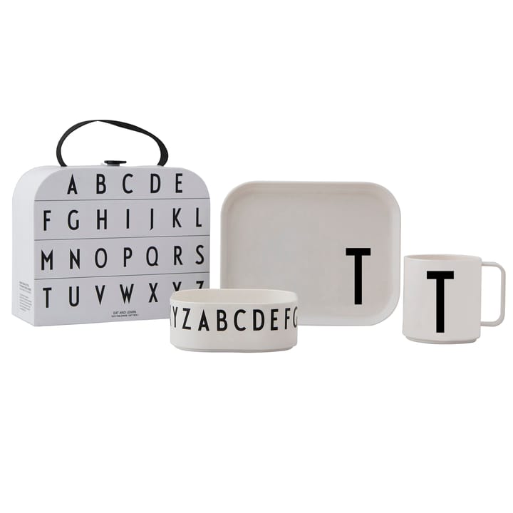 Design Letters lasten tarjoilusetti - T - Design Letters