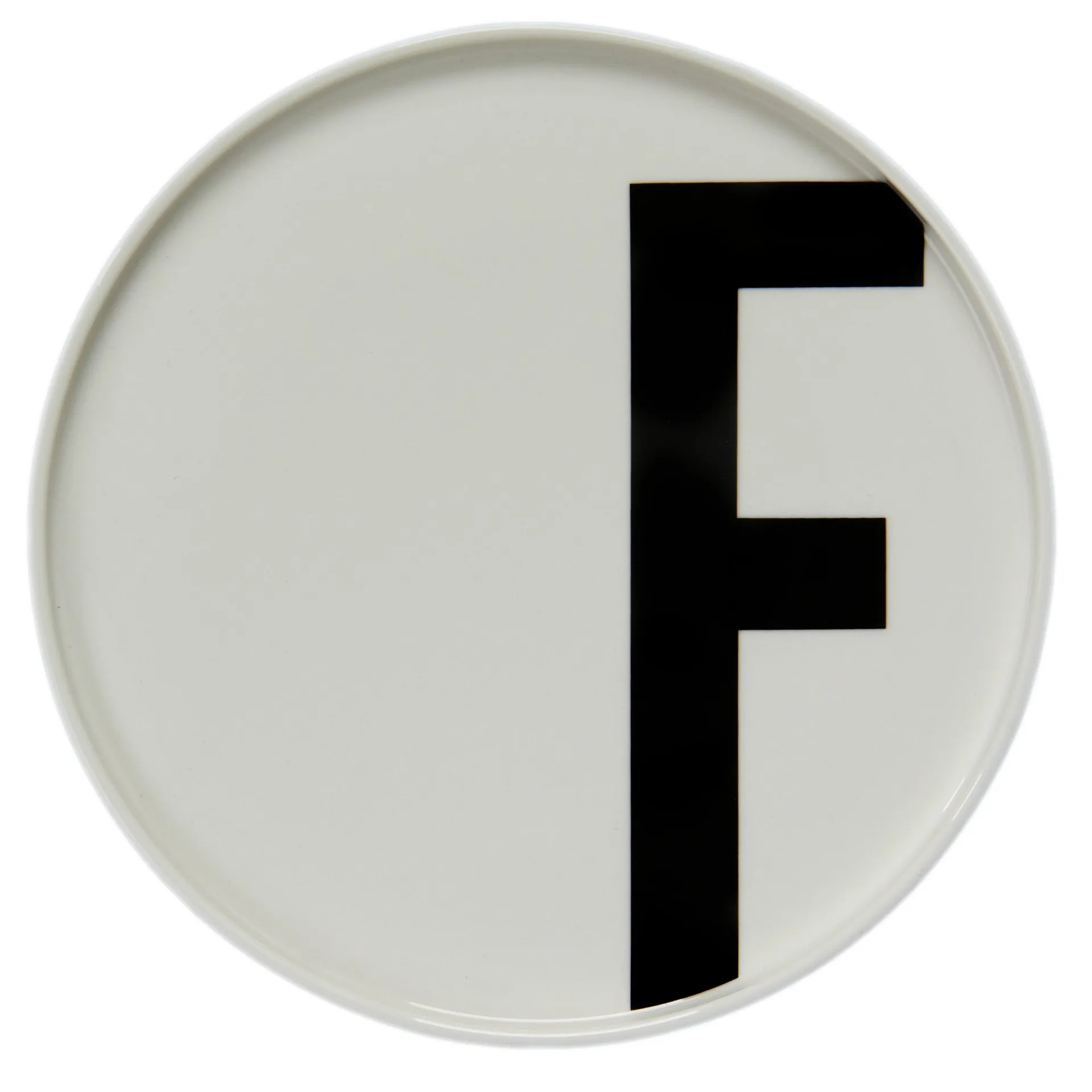 Design Letters lautanen, F Design Letters