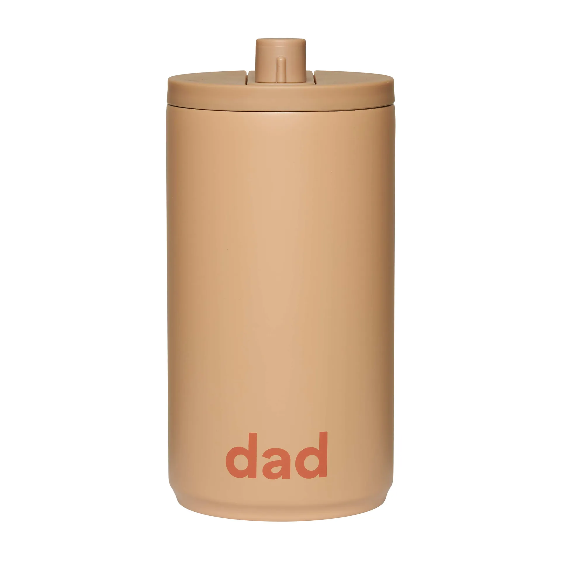 Design Letters -matkamuki 35 cl, Dad-beige Design Letters
