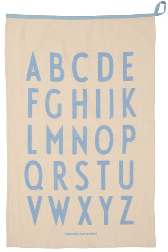 Design Letters Premium classic keittiöpyyhe 50x70cm - ABC-sininen - Design Letters