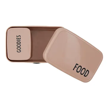 Design Letters snack box lounaslaatikolle - Nude - Design Letters