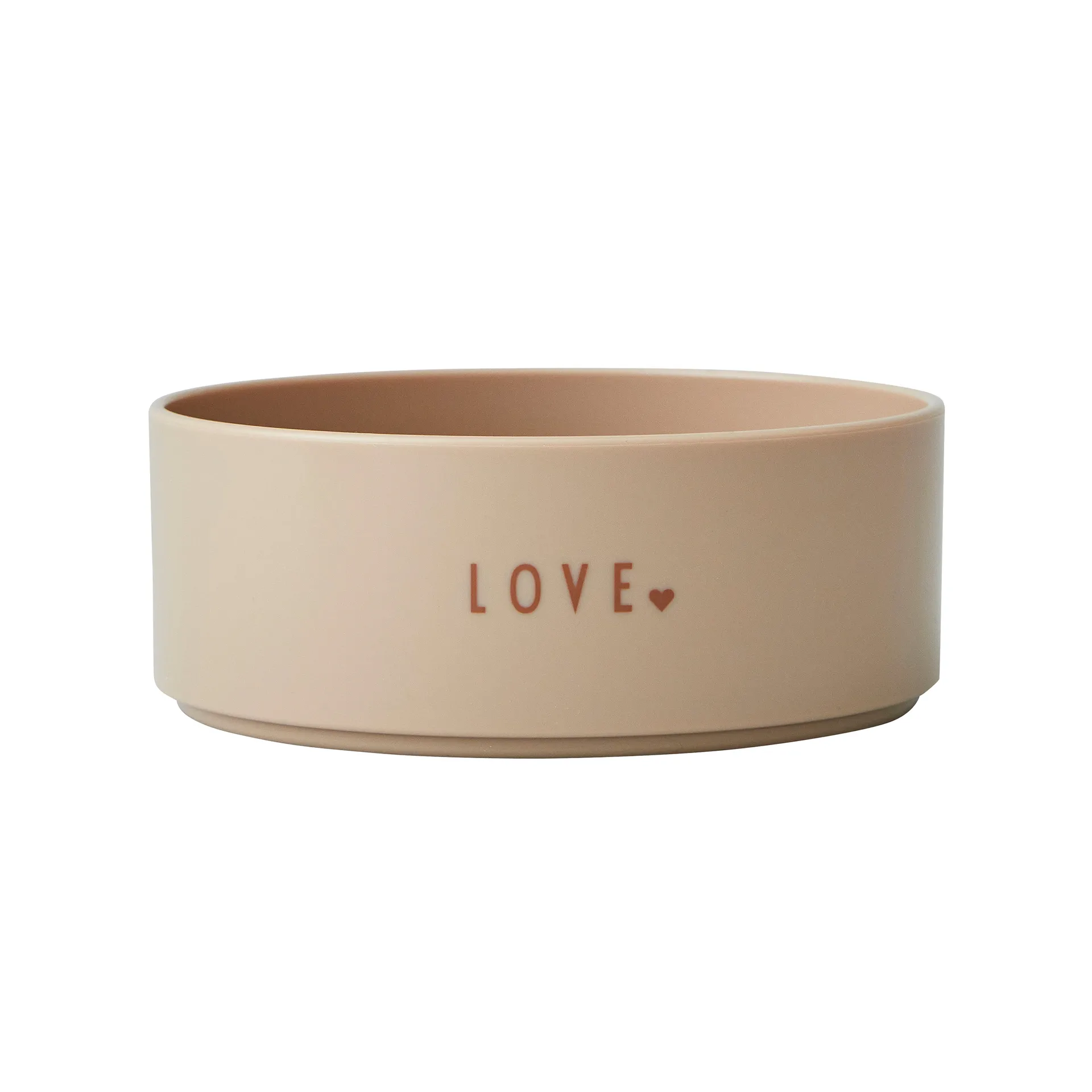 Design Letters suosikkikulho mini, Love (beige) Design Letters