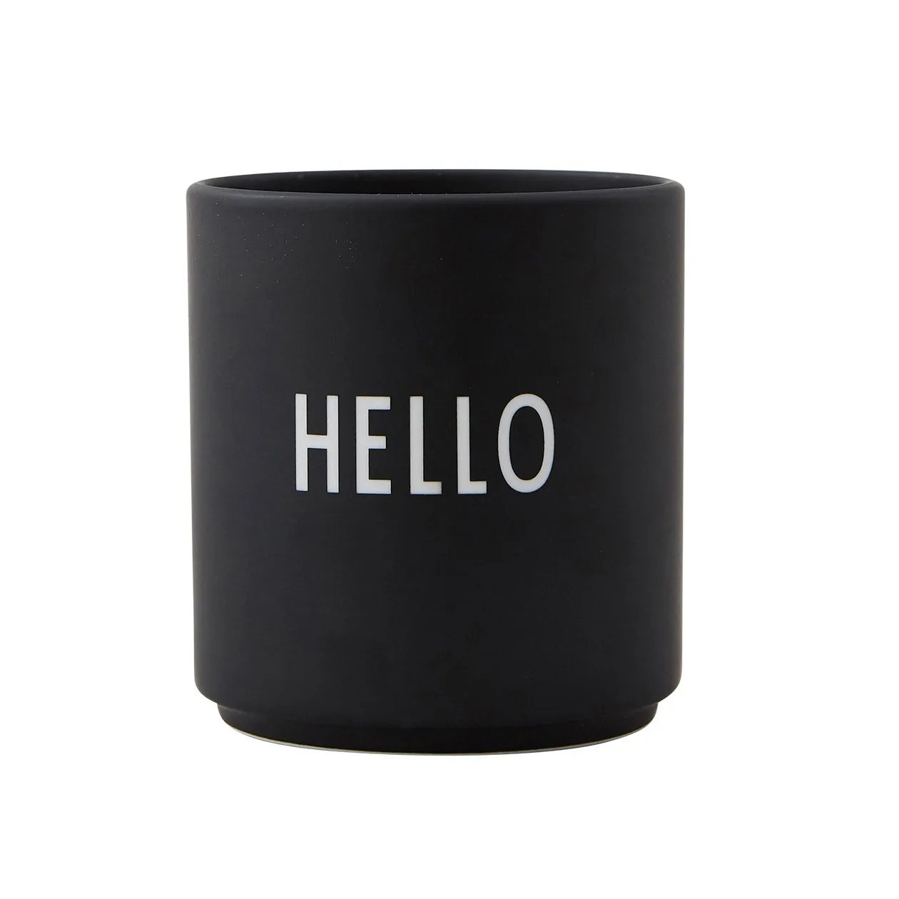 Design Letters suosikkikuppi 25 cl, Hello-black Design Letters