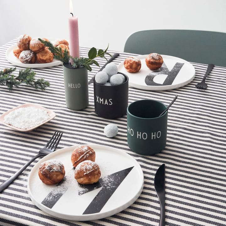 Design Letters suosikkikuppi 25 cl, Ho ho ho-dark green Design Letters