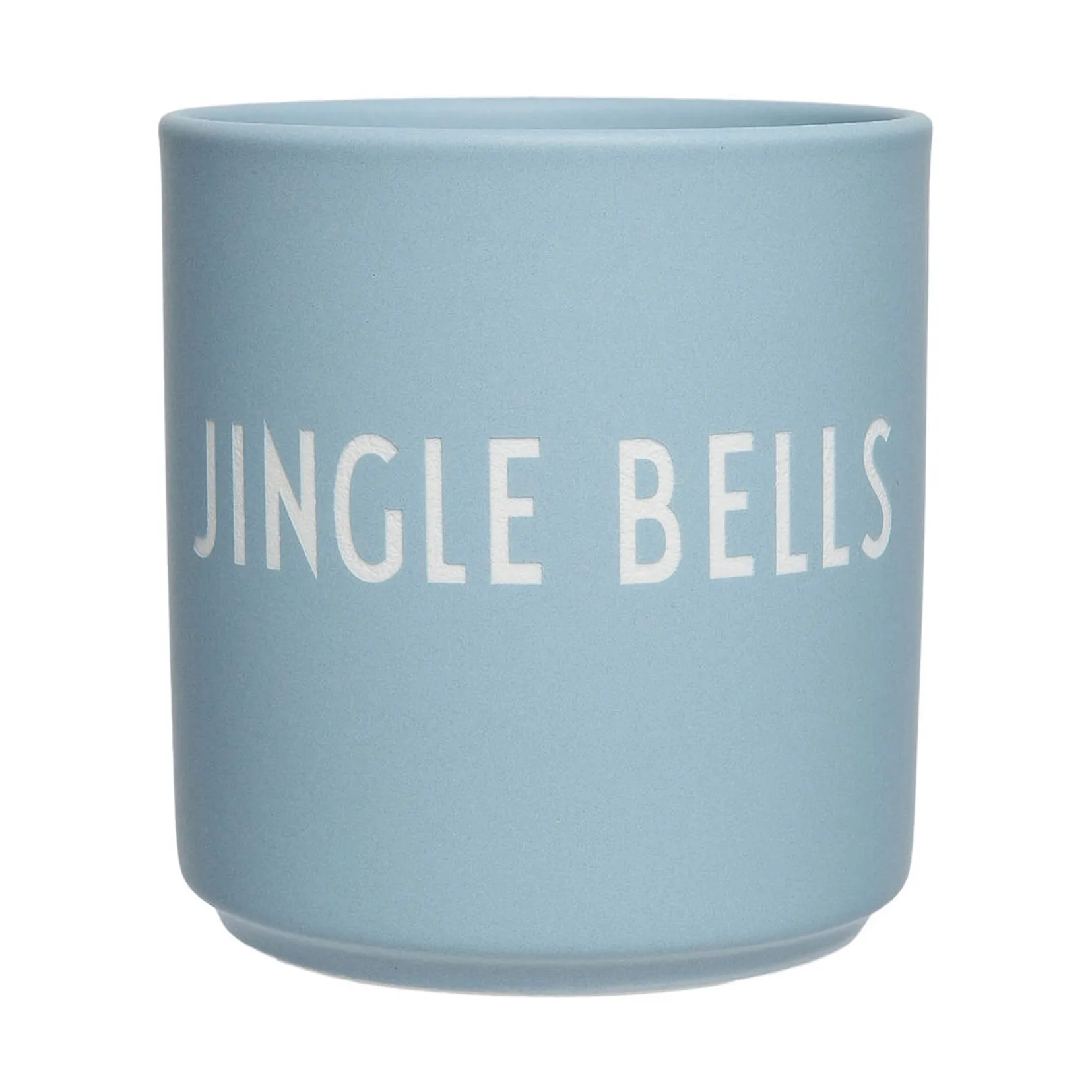 Design Letters suosikkikuppi 25 cl, Jingle bells-light blue Design Letters