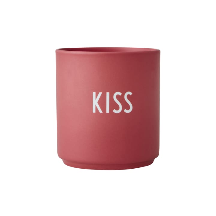 Design Letters suosikkikuppi 25 cl - Kiss-rose - Design Letters