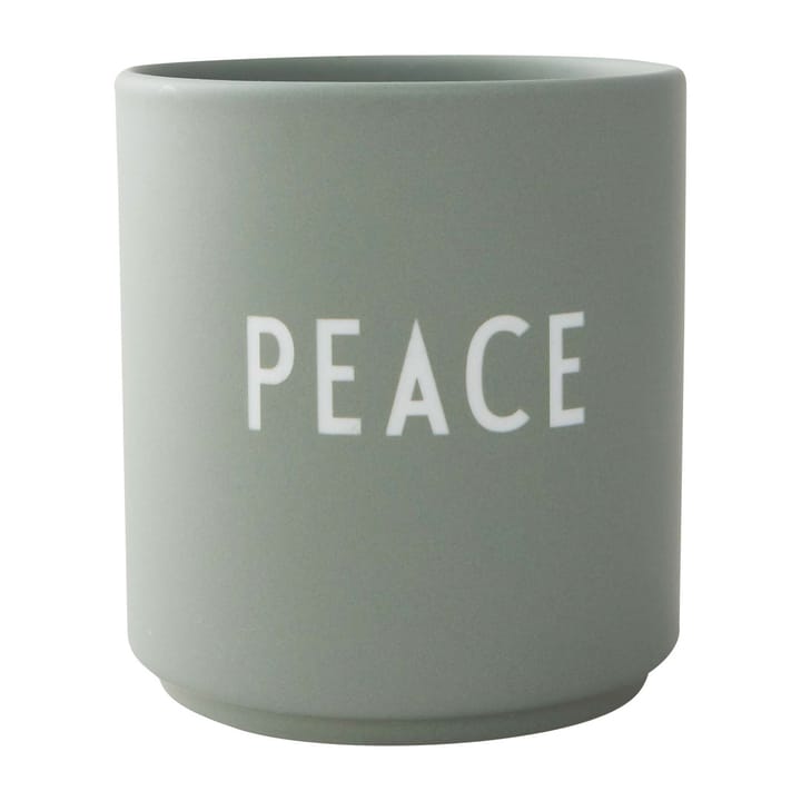 Design Letters suosikkikuppi 25 cl - Peace-green - Design Letters