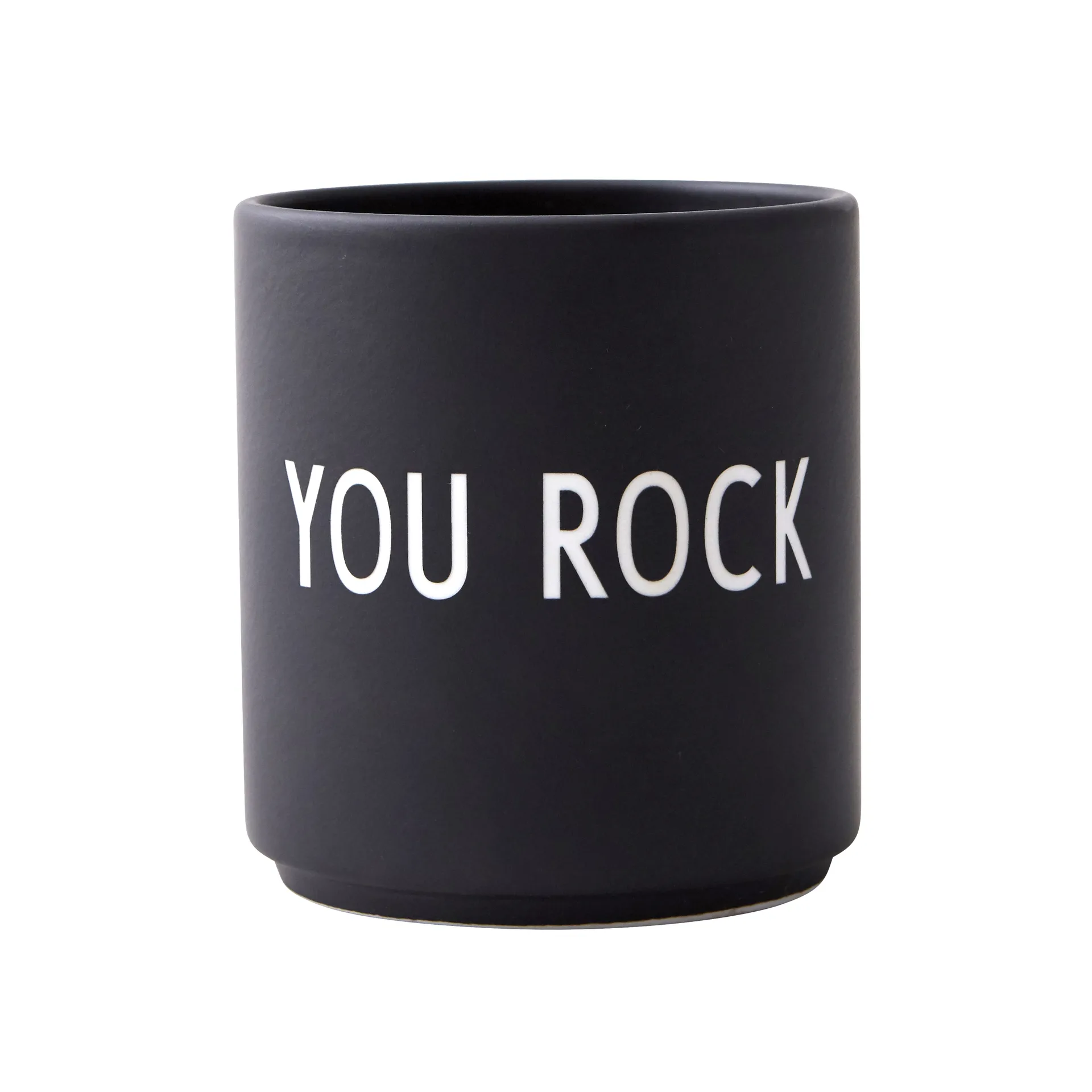 Design Letters suosikkikuppi 25 cl, You rock-black Design Letters